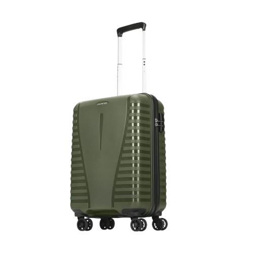 55 cm 8-Wheel Lightweight Travel Trolley – Green