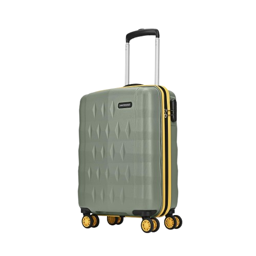 56 cm 8-Wheel Lightweight Travel Trolley – Green